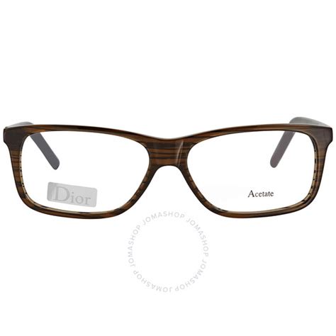 Dior Homme Clear Demo Rectangular Men's Eyeglasses 